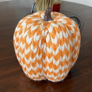 Target Rustic Chevron Fabric Pumpkin - Fall Decor